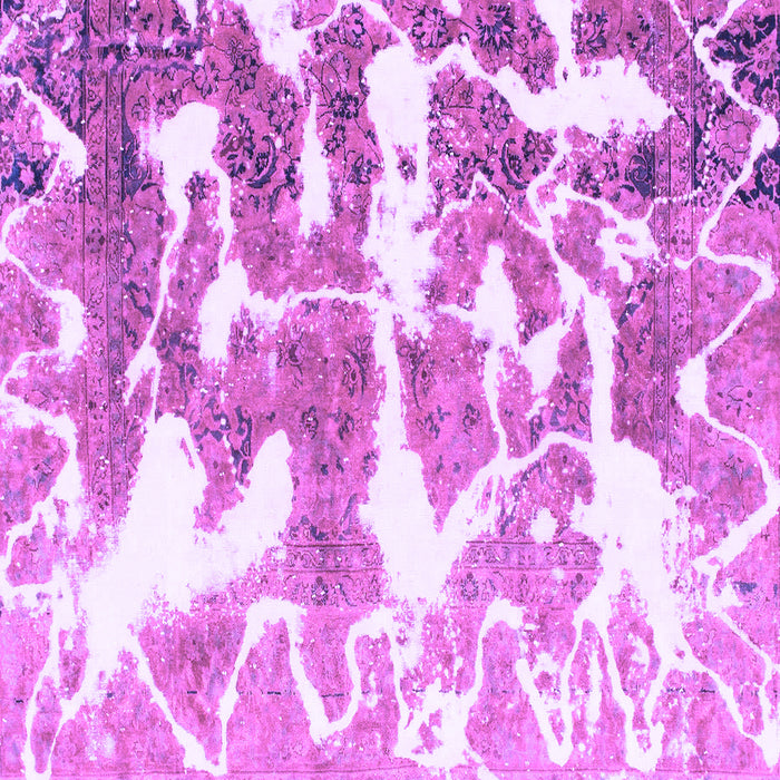 Square Abstract Purple Modern Rug, abs1241pur