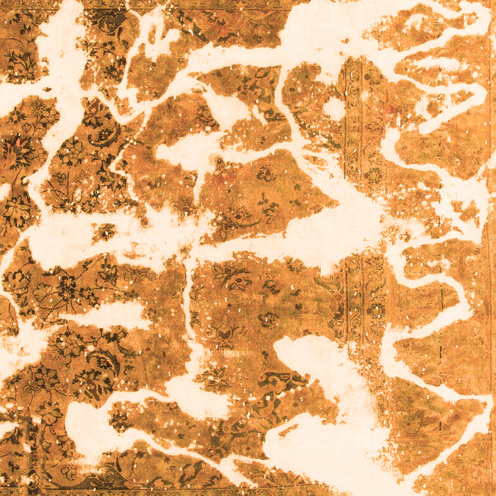Abstract Orange Modern Rug, abs1241org