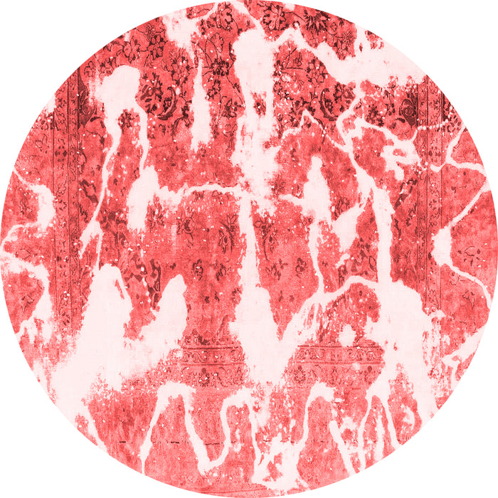 Machine Washable Abstract Red Modern Rug, wshabs1241red