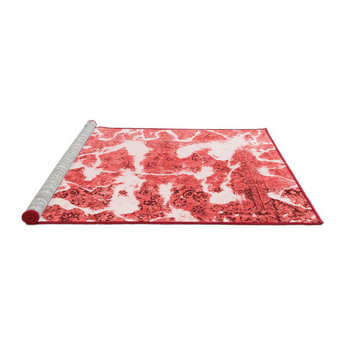 Modern Red Washable Rugs