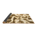 Sideview of Abstract Brown Modern Rug, abs1242brn