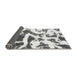 Sideview of Abstract Gray Modern Rug, abs1242gry