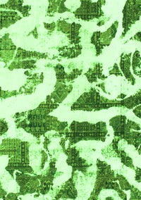 Abstract Green Modern Rug, abs1242grn