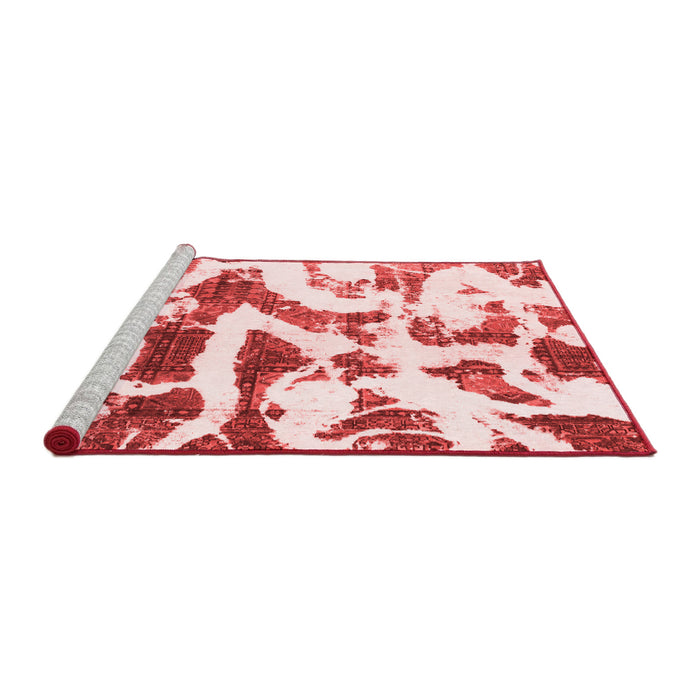 Modern Red Washable Rugs