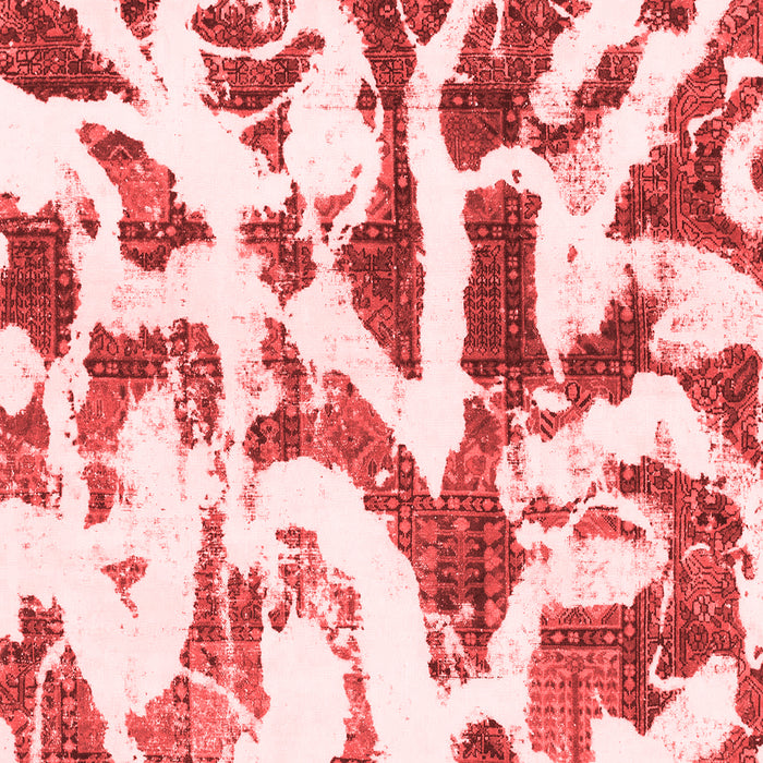 Abstract Red Modern Rug, abs1242red