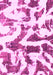 Machine Washable Abstract Pink Modern Rug, wshabs1242pnk