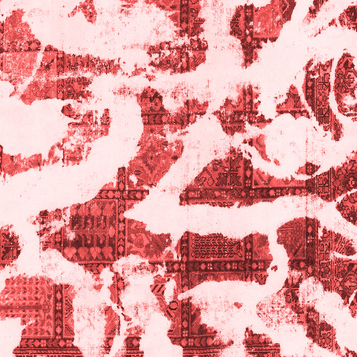 Machine Washable Abstract Red Modern Rug, wshabs1242red