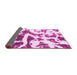 Sideview of Abstract Pink Modern Rug, abs1242pnk