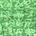 Square Abstract Emerald Green Modern Rug, abs1243emgrn