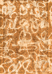 Abstract Orange Modern Rug, abs1243org