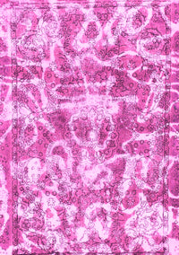 Abstract Pink Modern Rug, abs1243pnk