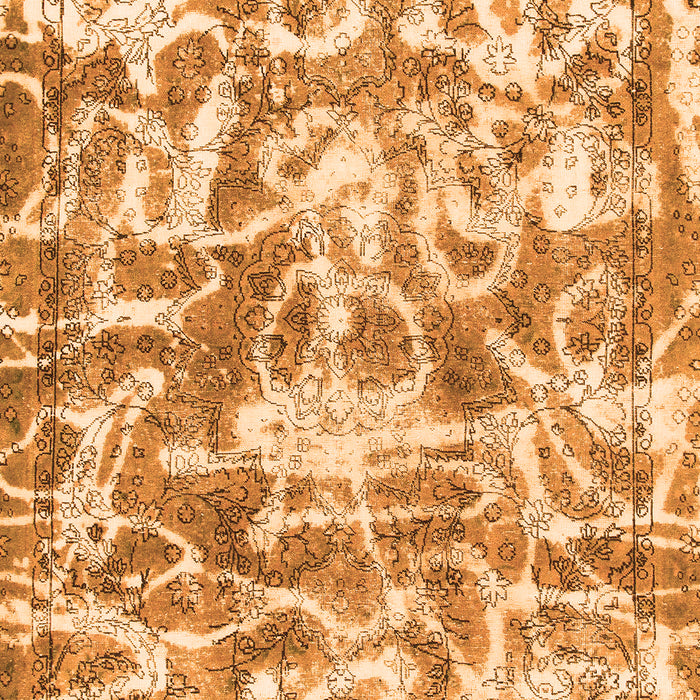Machine Washable Abstract Orange Modern Area Rugs, wshabs1243org