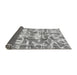 Sideview of Abstract Gray Modern Rug, abs1243gry