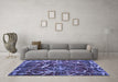 Machine Washable Abstract Blue Modern Rug in a Living Room, wshabs1244blu