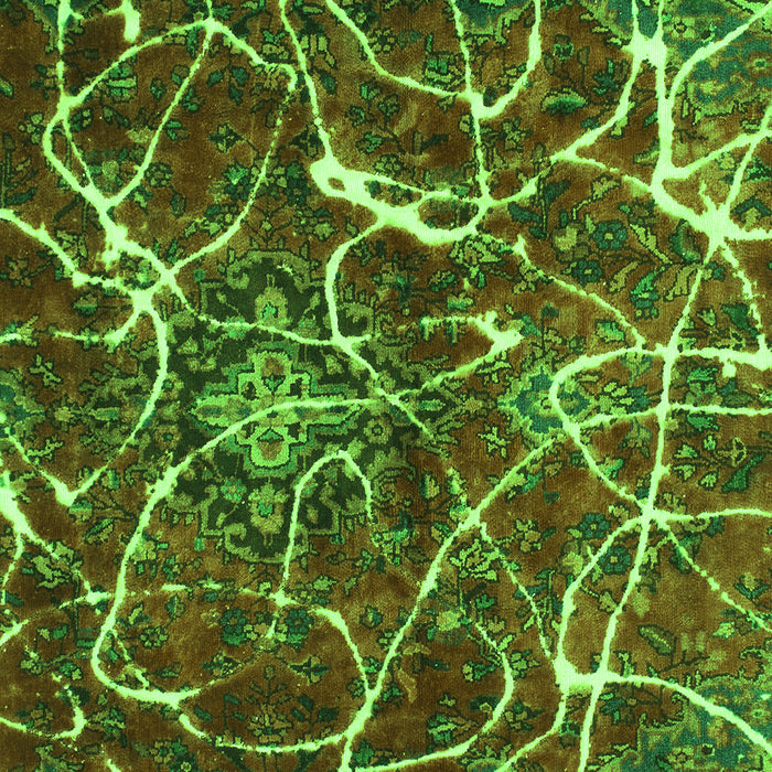 Abstract Green Modern Rug, abs1244grn