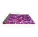 Sideview of Abstract Purple Modern Rug, abs1244pur