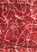 Abstract Red Modern Area Rugs