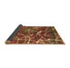 Sideview of Abstract Brown Modern Rug, abs1244brn