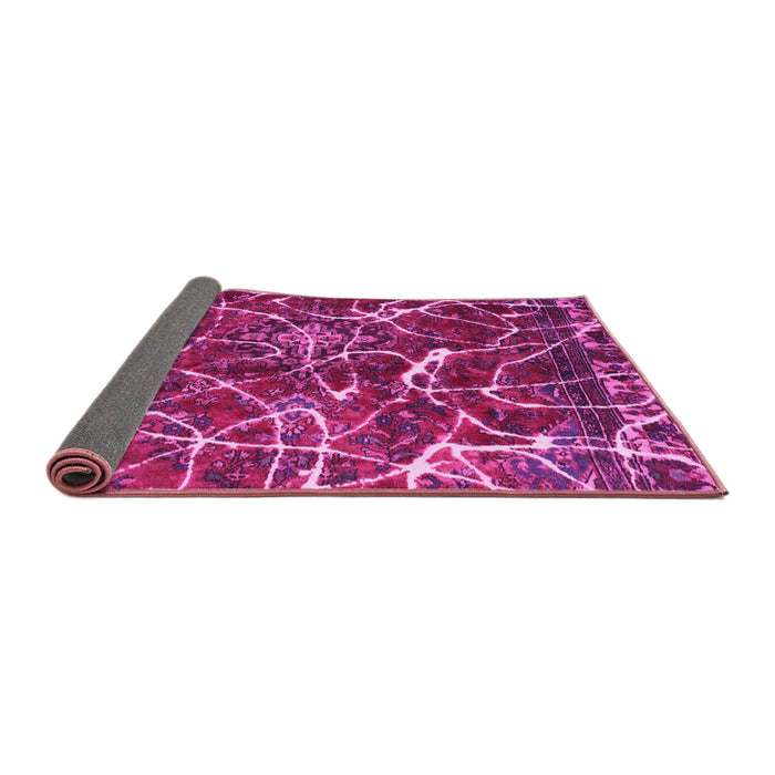 Sideview of Abstract Pink Modern Rug, abs1244pnk
