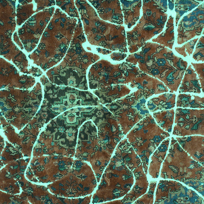 Abstract Turquoise Modern Rug, abs1244turq