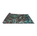 Sideview of Abstract Light Blue Modern Rug, abs1244lblu