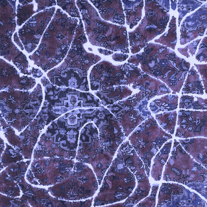 Abstract Blue Modern Rug, abs1244blu