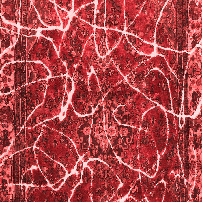 Machine Washable Abstract Red Modern Rug, wshabs1244red