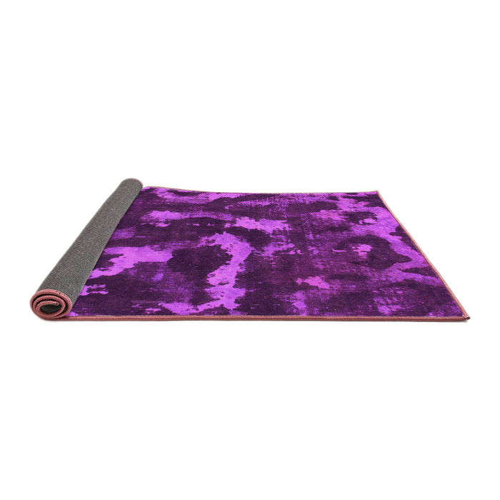 Sideview of Abstract Pink Modern Rug, abs1245pnk