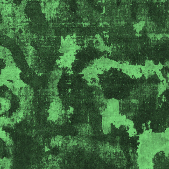 Abstract Emerald Green Modern Rug, abs1245emgrn