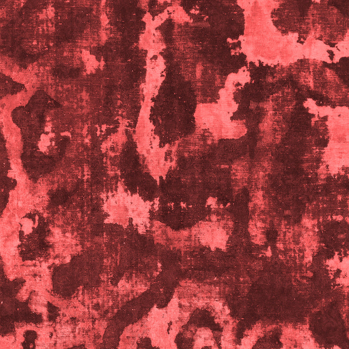 Machine Washable Abstract Red Modern Rug, wshabs1245red