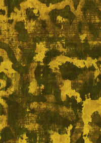 Abstract Yellow Modern Rug, abs1245yw