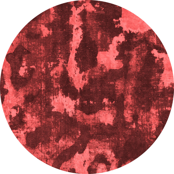 Machine Washable Abstract Red Modern Rug, wshabs1245red