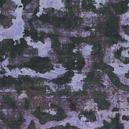 Square Machine Washable Abstract Slate Blue Grey Blue Rug, wshabs1245