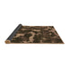 Sideview of Abstract Brown Modern Rug, abs1245brn