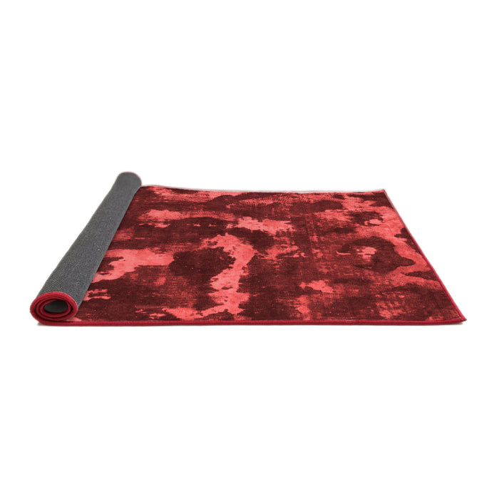 Abstract Red Modern Area Rugs