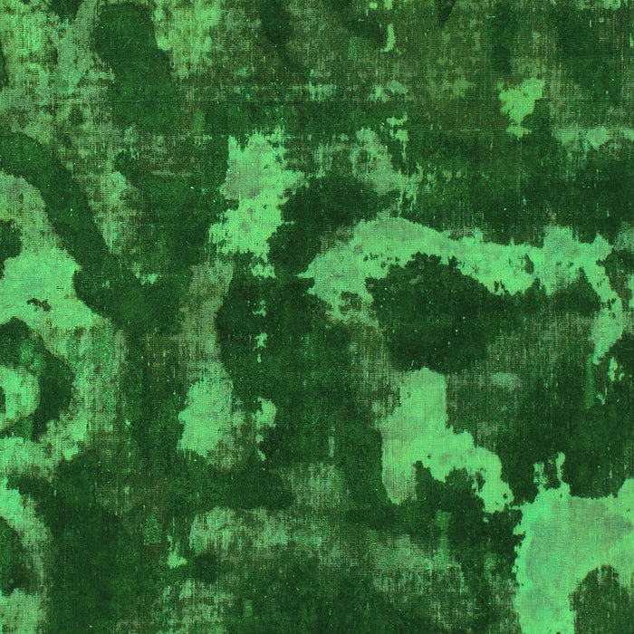 Abstract Green Modern Rug, abs1245grn