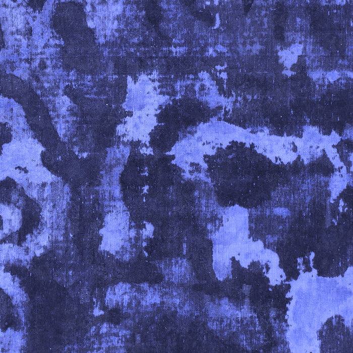 Machine Washable Abstract Blue Modern Rug, wshabs1245blu