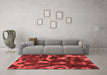 Modern Red Washable Rugs