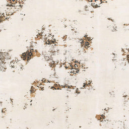 Square Abstract Tan Brown Modern Rug, abs1246