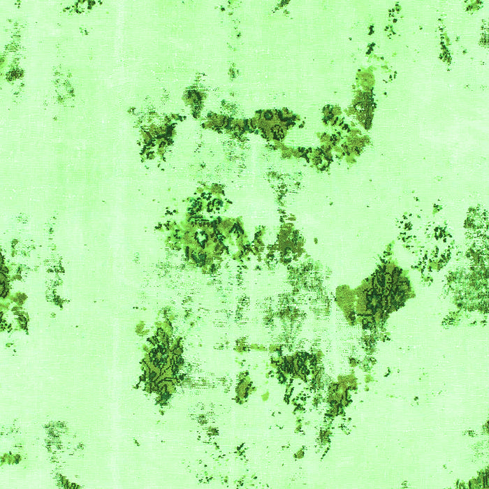 Machine Washable Abstract Green Modern Area Rugs, wshabs1246grn