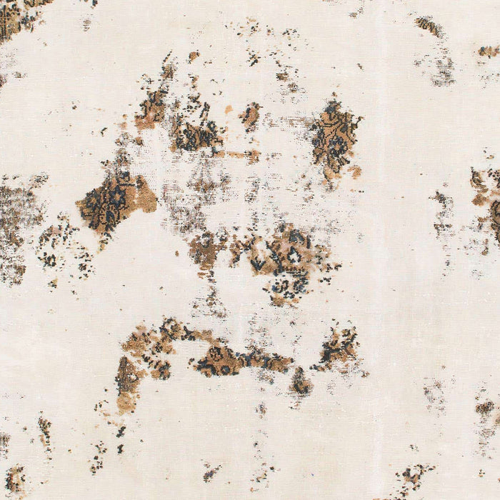 Machine Washable Abstract Tan Brown Rug, wshabs1246