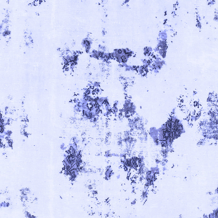 Machine Washable Abstract Blue Modern Rug, wshabs1246blu