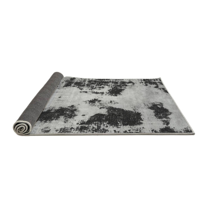 Sideview of Abstract Gray Modern Rug, abs1247gry