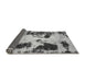 Sideview of Abstract Gray Modern Rug, abs1247gry