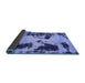 Sideview of Abstract Blue Modern Rug, abs1247blu