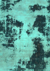 Abstract Turquoise Modern Rug, abs1247turq