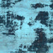 Square Machine Washable Abstract Light Blue Modern Rug, wshabs1247lblu