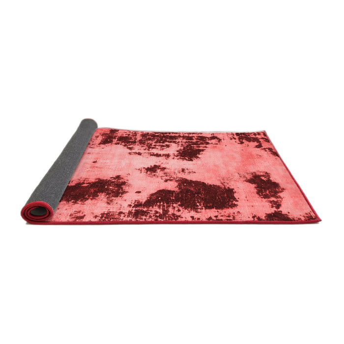 Abstract Red Modern Area Rugs