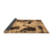 Sideview of Abstract Brown Modern Rug, abs1247brn