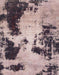 Machine Washable Abstract Rosy-Finch Purple Rug, wshabs1247